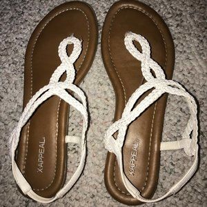 White X-Appeal Sandals